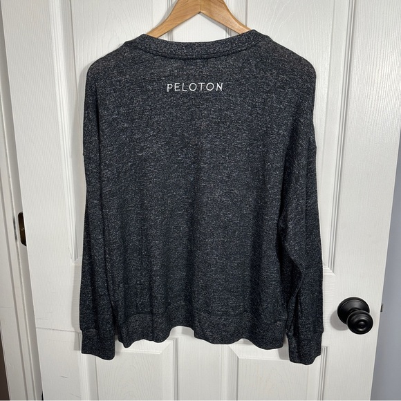Peloton shirt, gray, size large, rayon/poly/spandex - Picture 4 of 8